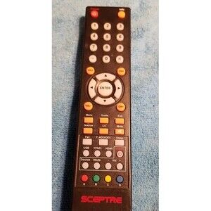 Remote Control  for sceptre tv came from 32"